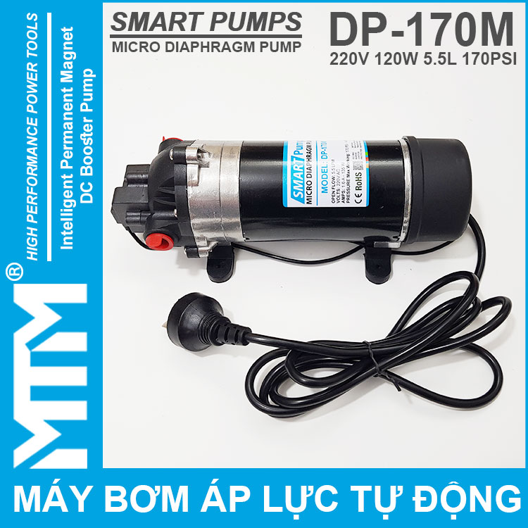 May Bom Ap Luc Mini Smartpumps 220V 120W 170M Bom Tang Ap Tu Dong