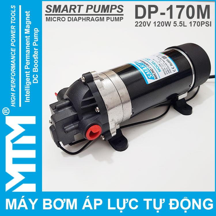 May Bom Ap Luc Mini Smartpumps 220V 120W 170M Cao Cap