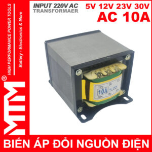 Gia Ban Bien The Bien Ap Tang Pho Doi Dien AC 220V Ra 5V 12V 23V 30V 10A Cao Cap
