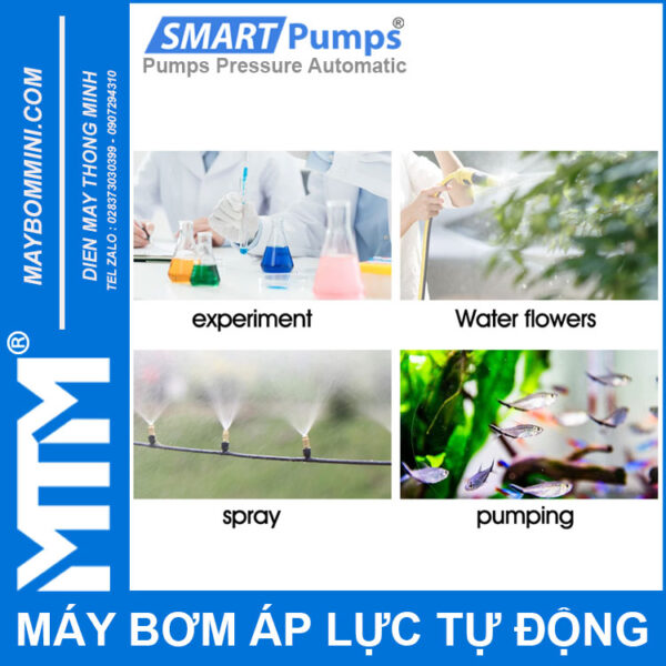 Su Dung May Bom Ap Luc Tu Dong 12V 130W 15L Smartpumps Chinh Hang