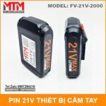 Pin May Bat Vit Cam Tay 21v 2000mah