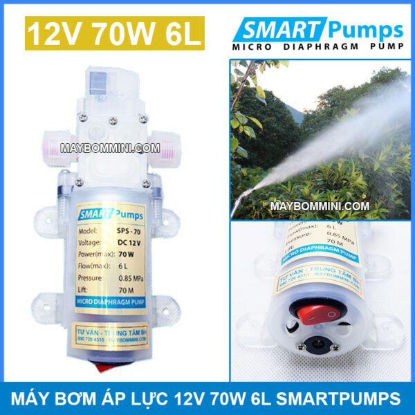 May Bom Ap Luc 12v 70w Smartpumps