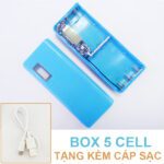 Pin Du Phong 5 Cell Mau Xanh Duong New