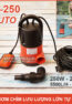 May Bom Chim Luu Luong Lon 220v JP 250