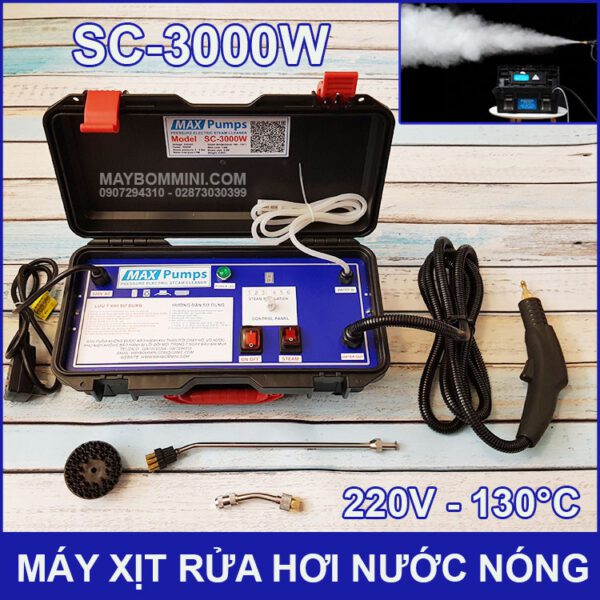 May Phun Xit Rua Hoi Nuoc Nong 220V 3000W SC 3000W Maxpumps