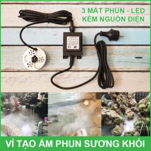 Vi Tao Am Phun Suong Khoi 3 Mat Va Den Led Lazada