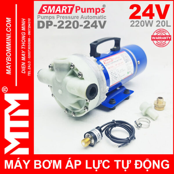 May Bom Ap Luc Tu Dong 24V 220W 20L Smartpumps