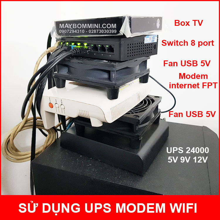 Su Dung UPS Wifi Modem