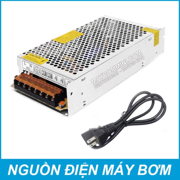 Nguon Dien May Bom Mini Ap Luc 12V 15A