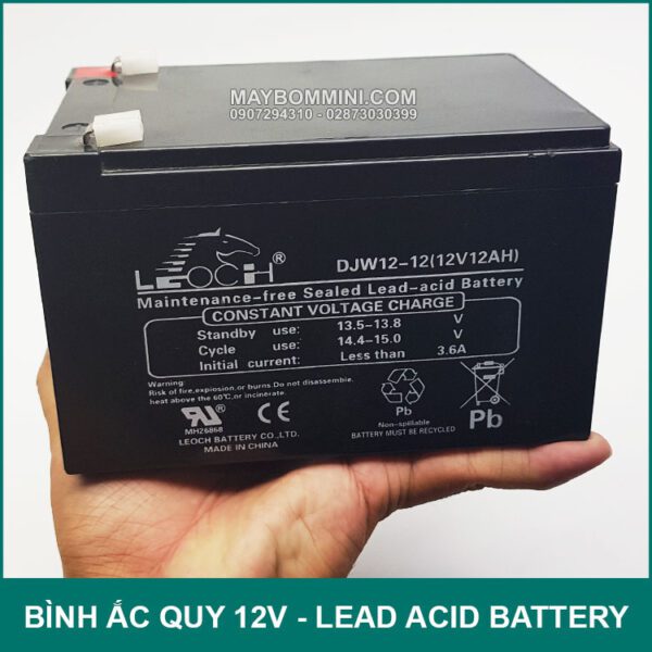 Cung Cap Ban Binh Ac Quy Kho LEOCH 12V