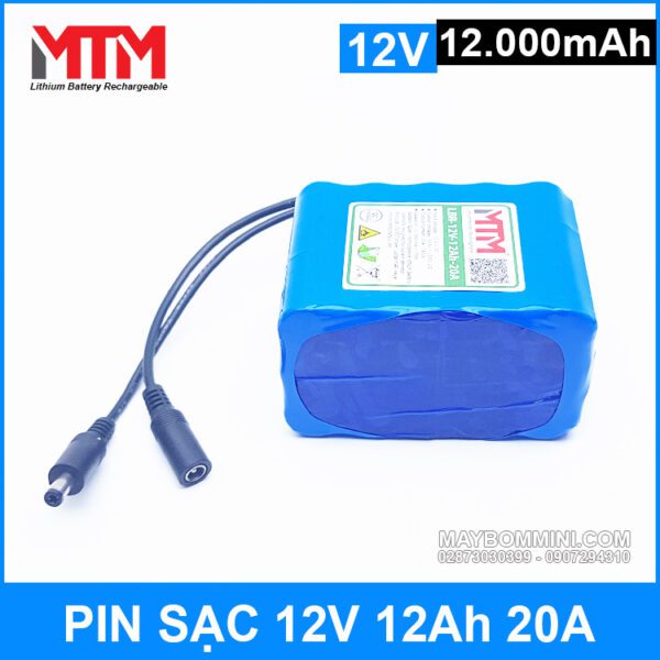 Pin Lithium Ion 12v 12ah Gia Re