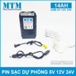 Pin Sac Du Phong 5v 12v 24v 14000mah