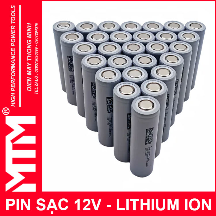 Cell Pin Lithium Ion 12V 30Ah 30A 3S MTM Cao Cap Chinh Hang
