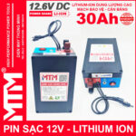 Hop Pin Lithium Ion 12V 30Ah 30A 3S MTM