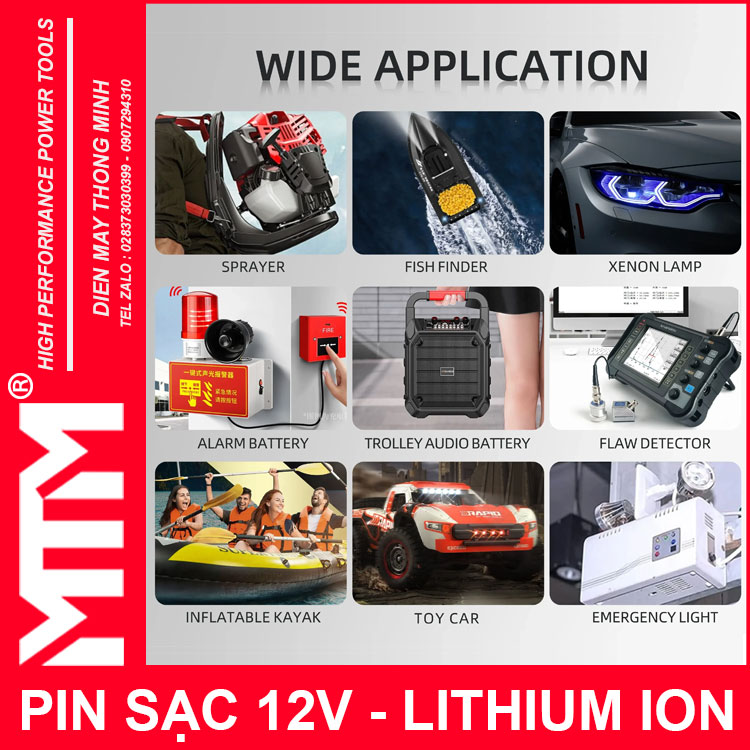 Su Dung Box Pin Lithium Ion 12V 30Ah 30A 3S MTM
