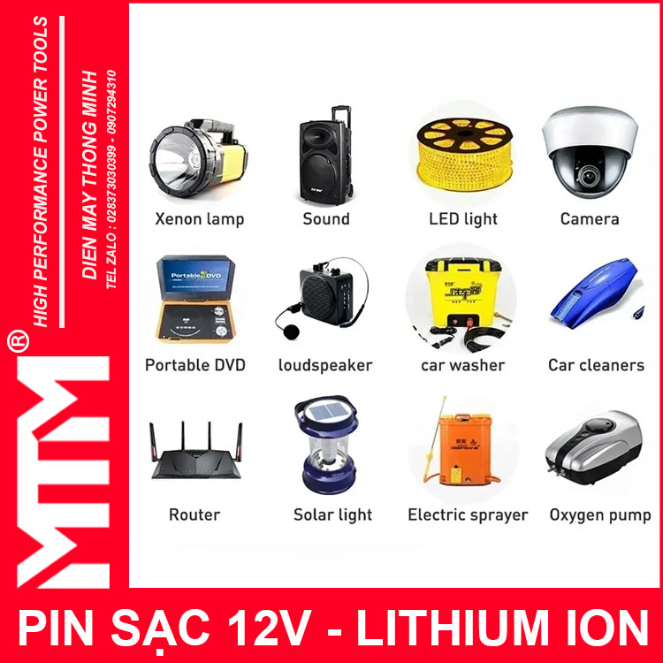Ung Dung Box Pin Lithium Ion 12V 30Ah 30A 3S MTM