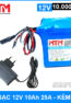 Pin Sac 12v 10000mah 25A 3S5P Kem Sac