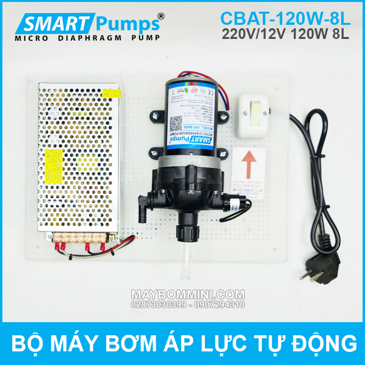 Water Pump Diaphragm Pump 220V 120W 8L Smartpumps