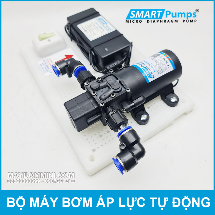 Bom Ap Luc Tu Dong 60W 5L Smartpumps Chinh Hang