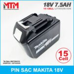 Piin 18v Makita 7500mah