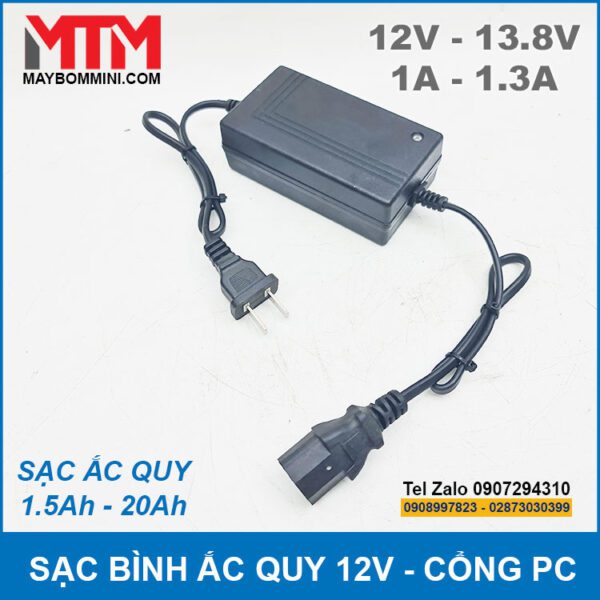 Sac Binh Ac Quy 12V 1300mA