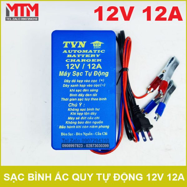 Sac Binh Ac Quy Tu Dong 12V 12A TVN