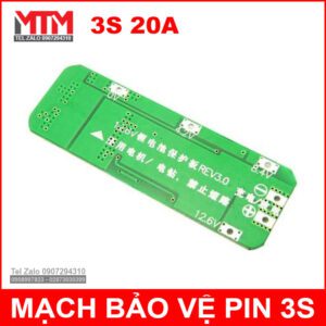 Pin BMS Ao Ve Pin 3s 18650