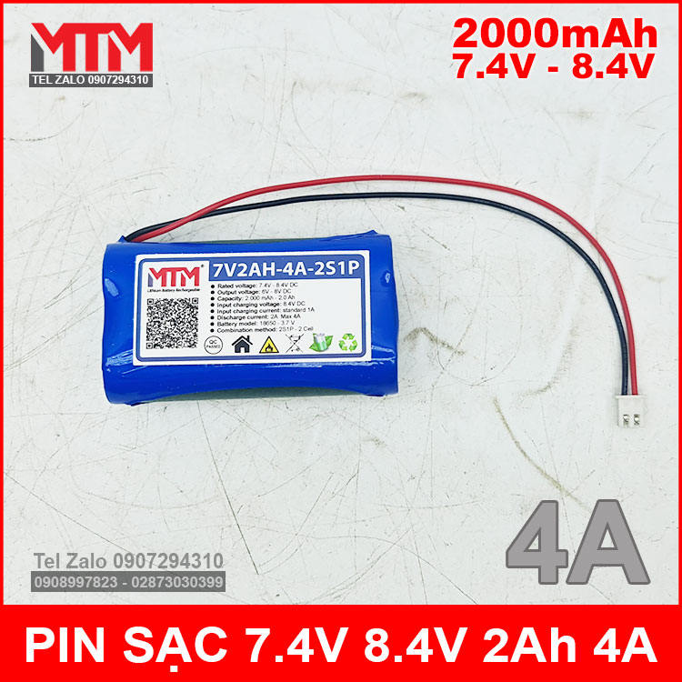 Pin Lithium 2s 7v 8v