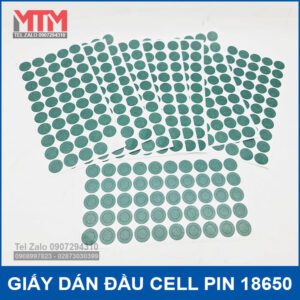 Giay Dan Pin 18650 Tron