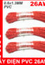 Ban Day Dien 26AWG 20CM Mau Do