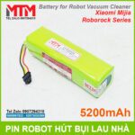 Ban Pin May Hut Bui Lau Nha Xiaomi Robot Roborock S50 S51 S55 5200mah