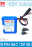Khoi Pin 12V 3S 2600mah 25A