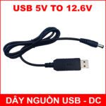 Day Chuyen Nguon USB Sang DC 12.6V