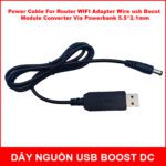 Power Cable For Router WIFI Adapter Wire Usb Boost Module Converter Via Powerbank