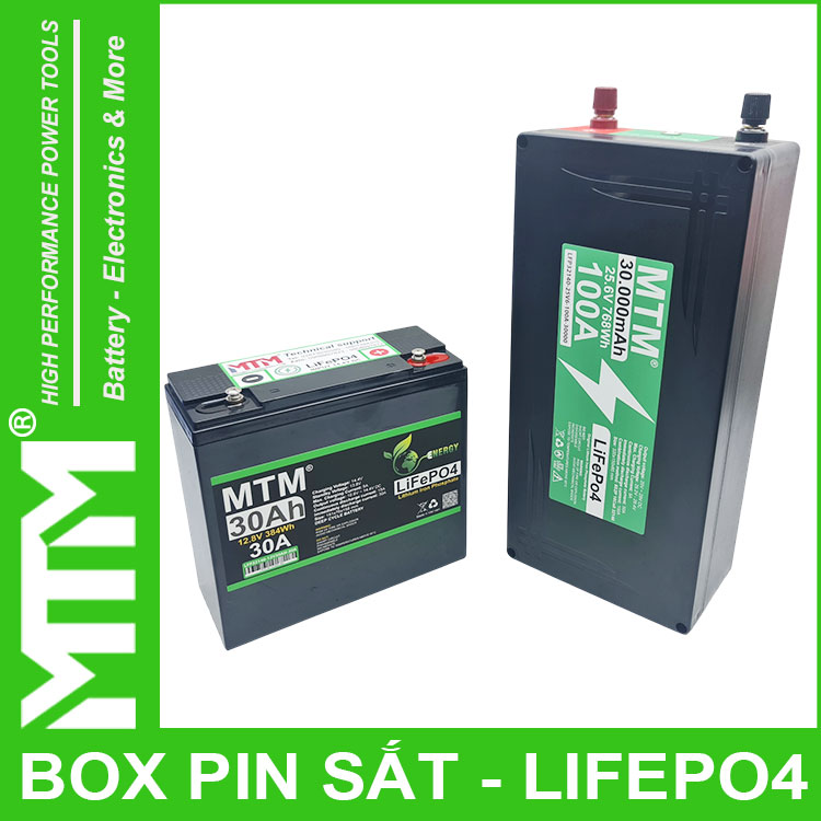 Chuyen Dong Pin Sat Cell 32140 8S2P 30Ah 24V 100A MTM