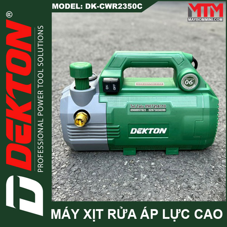 May Rua Xe Ap Luc Cao 220V 2350W 8L Dekton DK CWR2350C Gia Re