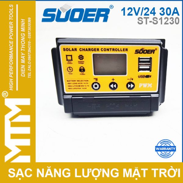 PWM 12V 24V 30A ST S1230 Souer