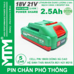 Pin Chan Pho Thong 5 Cell 2500mah 80A Cao Cap