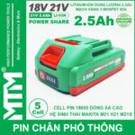 Pin Chan Pho Thong 5 Cell 2500mah 80A Chinh Hang Gia Re
