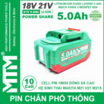 Pin Makita Chan Pho Thong 10 Cell 5000mah 80A Chong Soc Cao Cap