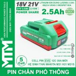 Pin Makita Chan Pho Thong 5 Cell 2500mah EVE 80A Chong Soc Chinh Hang