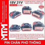 Pin Makita Chan Pho Thong Chong Soc Cell Lishen 2000mah