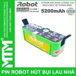 Pin Robot Lau Nha Hut Bui Irobot 5200mah