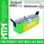 Pin Robot Lau Nha Hut Bui Irobot 5200mah Gia Re