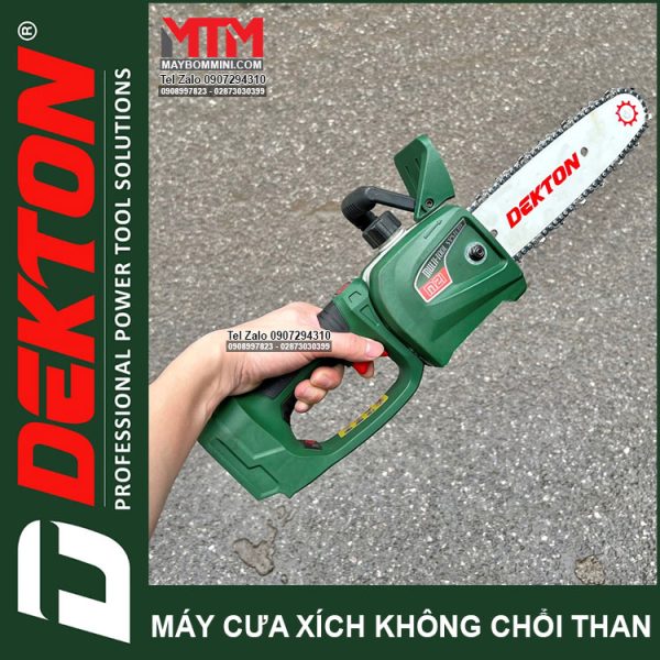 Ban May Cua Xich DEKTON M21 CS08BL 8inch Motor Khong Choi Than Chan Pin Pho Thong Makita