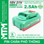 Ban Pin Chan Pho Thong 5 Cell 2500mah 80A