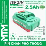 Ban Pin Makita Chan Pho Thong 5 Cell 2500mah EVE 80A Chong Soc