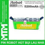 Gia Ban Pin Robot Lau Nha Hut Bui Irobot 5200mah