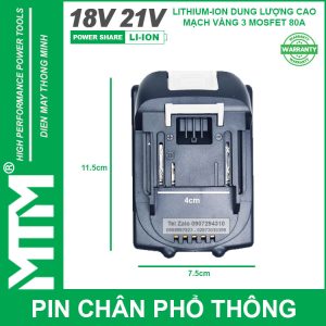 Kich Thuoc Pin Makita Chan Pho Thong Cell EVE 2500
