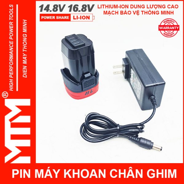 Sac Adapter Pin May Khoan Chan Ghim 16v8